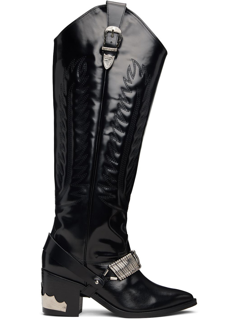 knee length cowboy boots 1