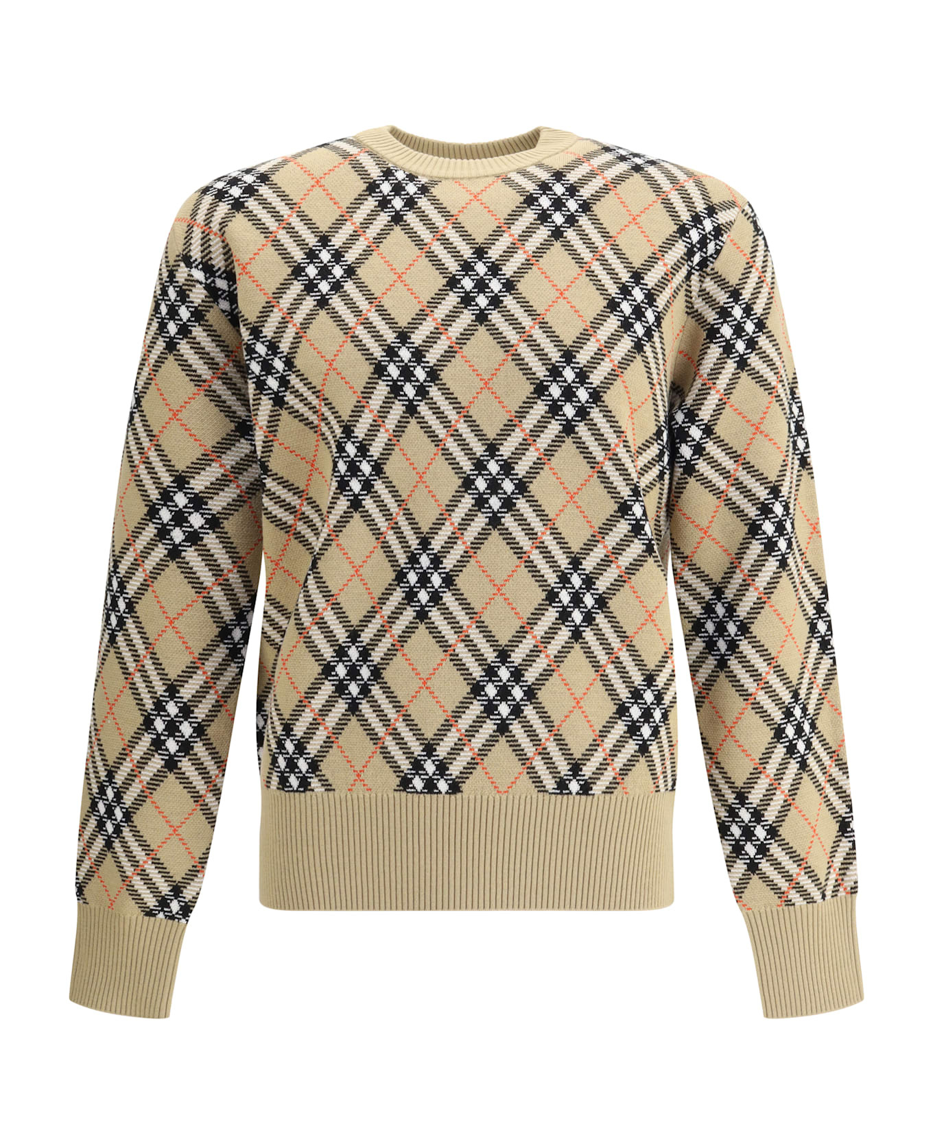 Archive Check Wool Sweate - 1