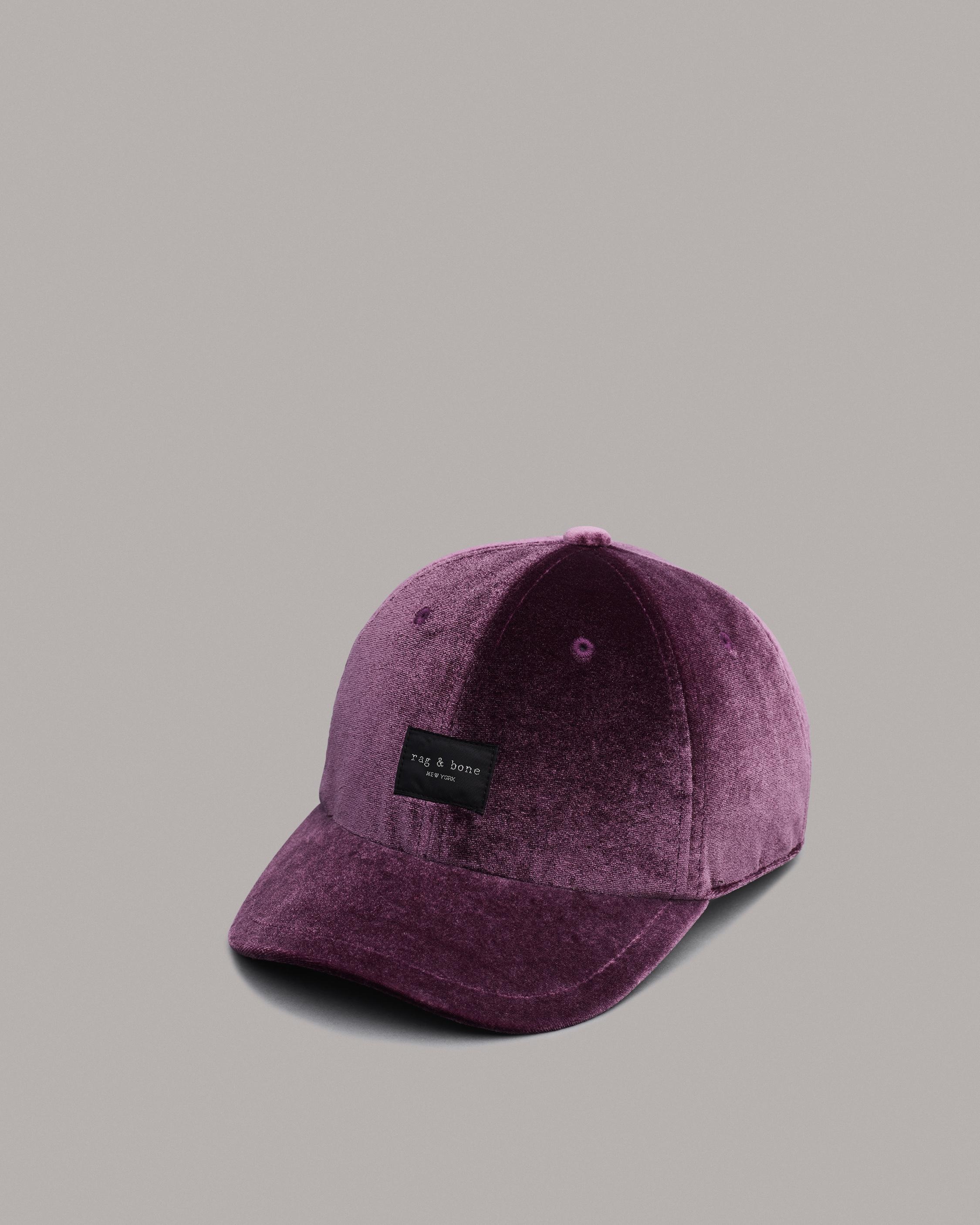 Addison Baseball Cap
Velvet Hat - 1