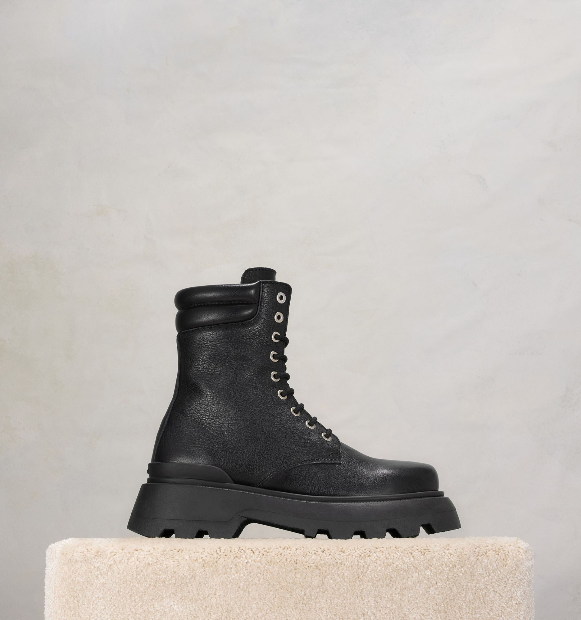 Lug Sole Ankle Boots - 3