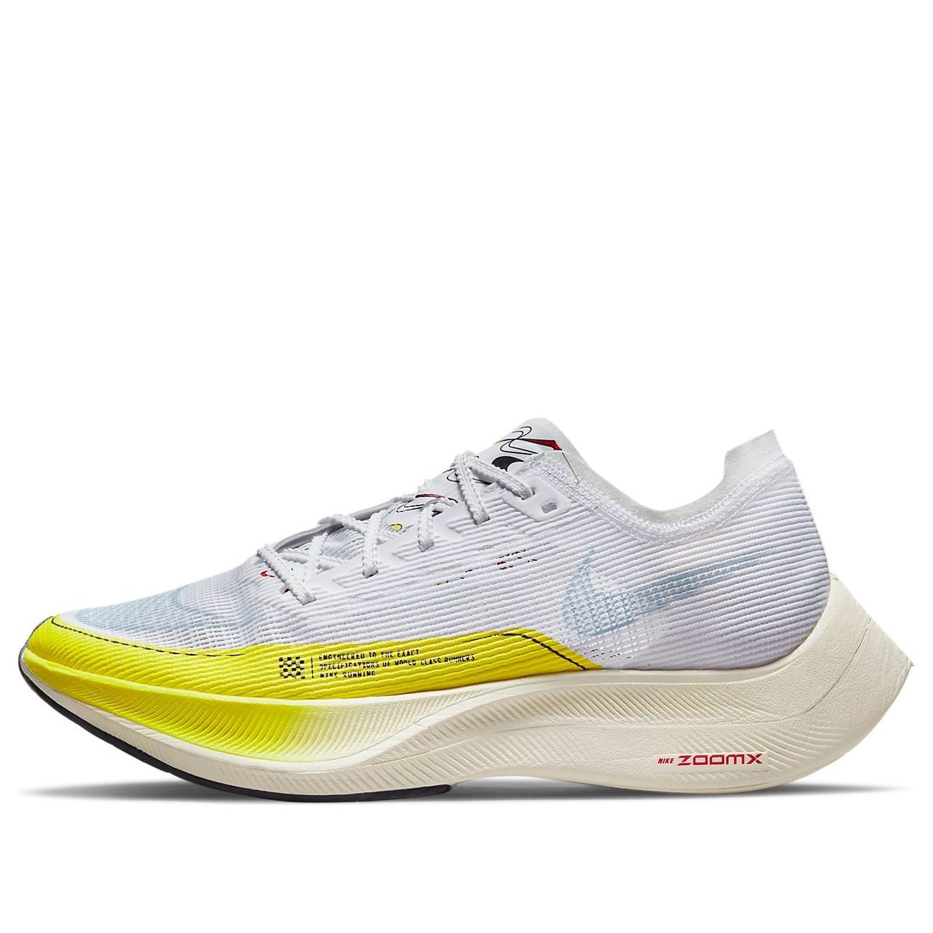 (WMNS) Nike ZoomX Vaporfly NEXT% 2 'White Yellow Strike' DM9056-100 - 1