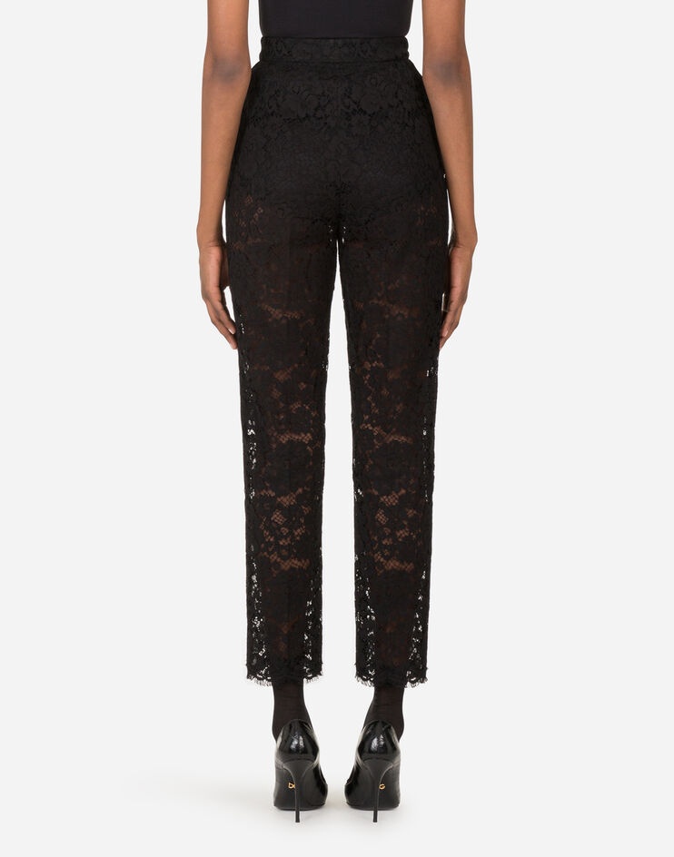 Cordonetto lace pants - 2