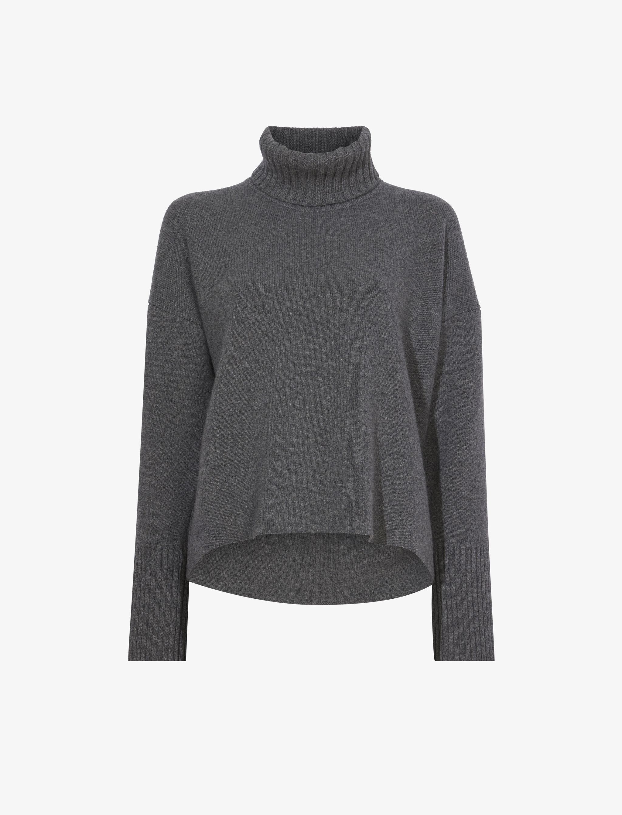 Sandra Turtleneck in Eco Doubleface Cashmere - 11