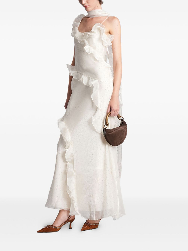 SIEDRÉS Monica ruffled maxi dress outlook