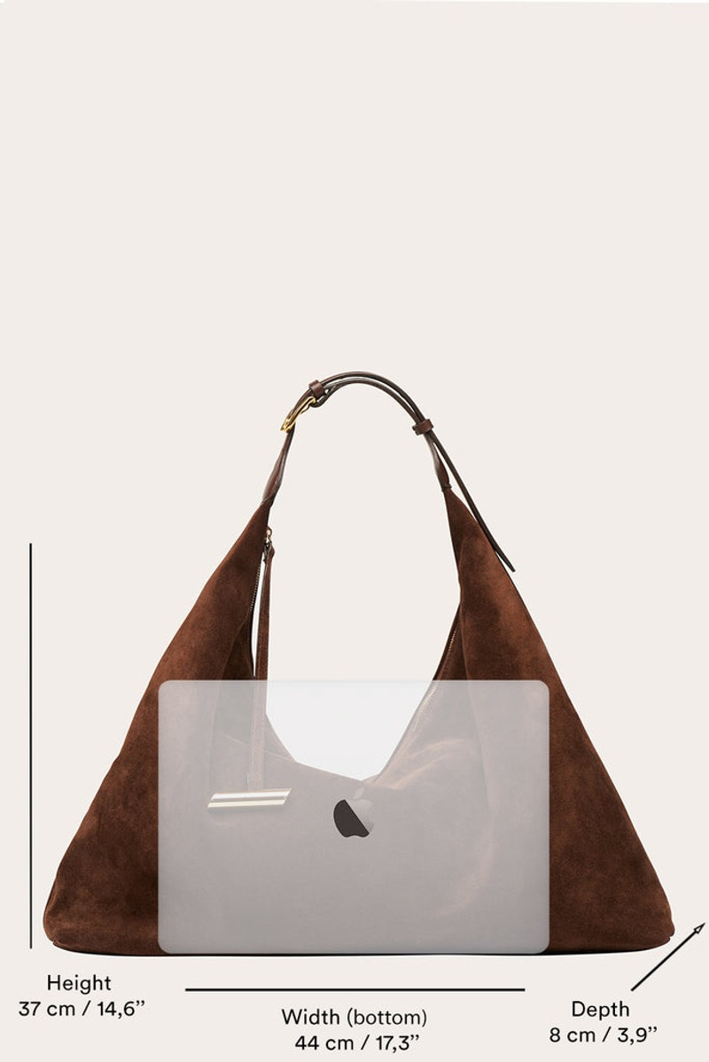 PILLOW HOBO RHUM SUEDE 3