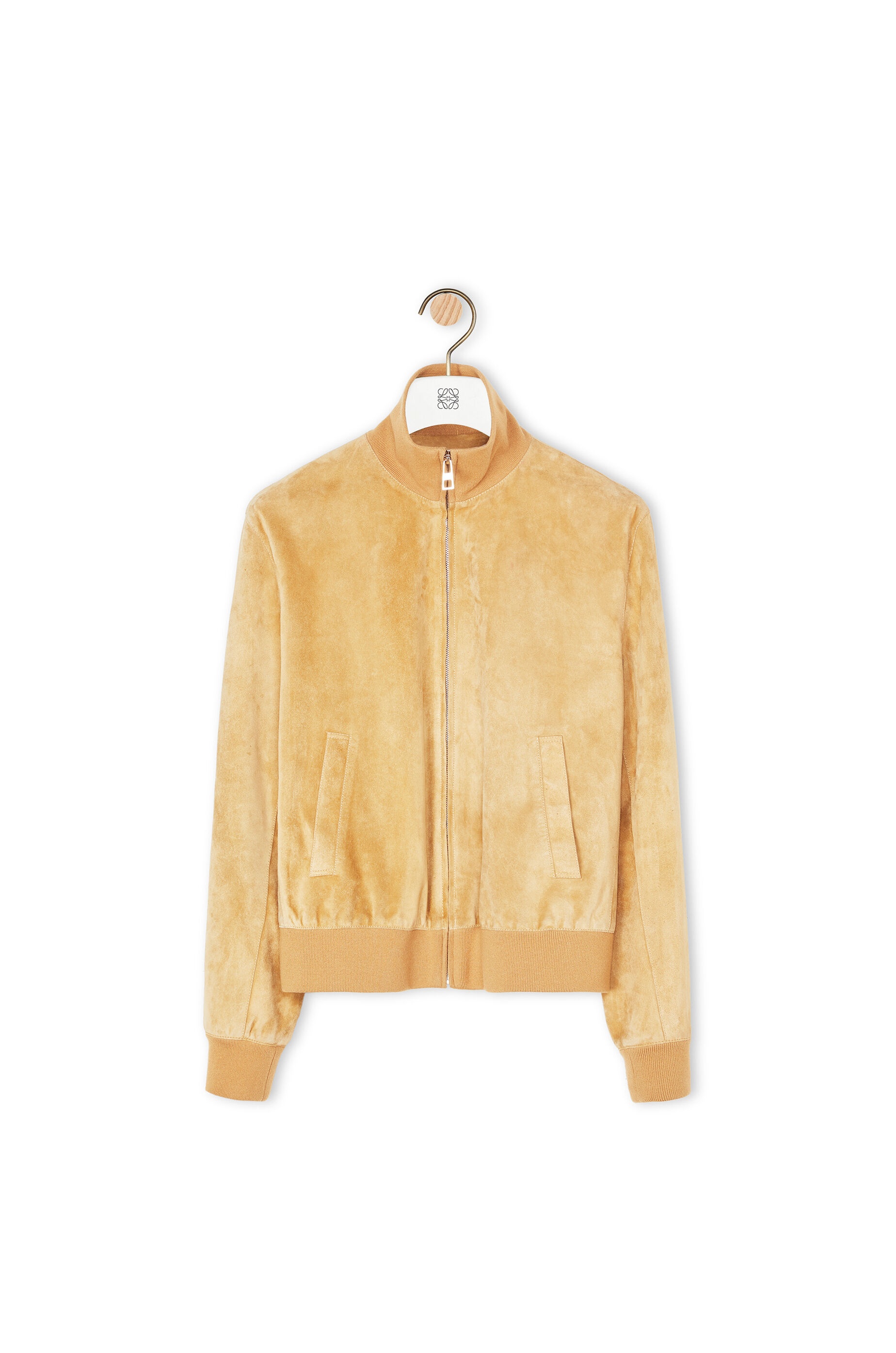 Zip jacket in suede - 1