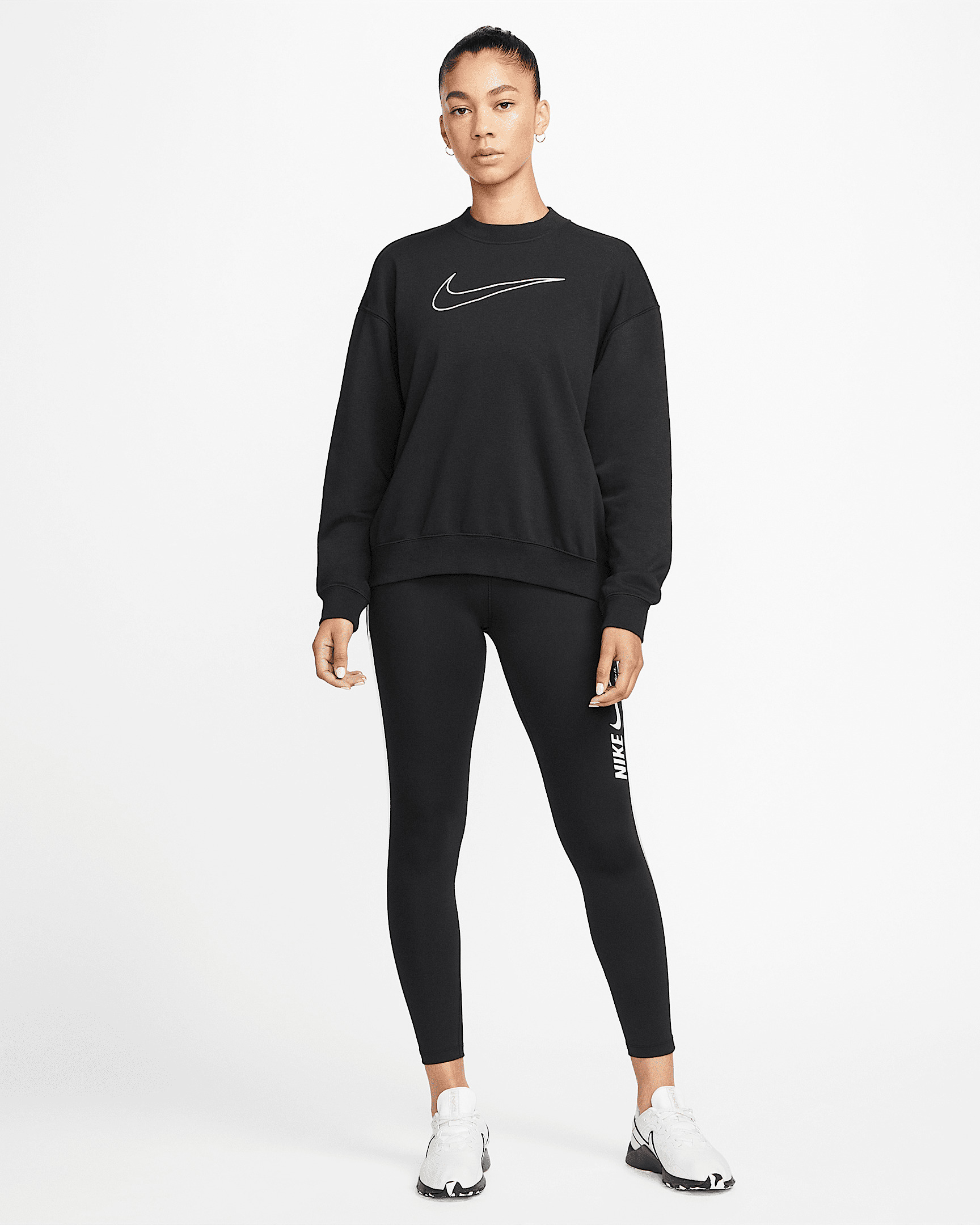 Nike Dri-FIT Get Fit Women's Graphic Crewneck Sweatshirt - 5