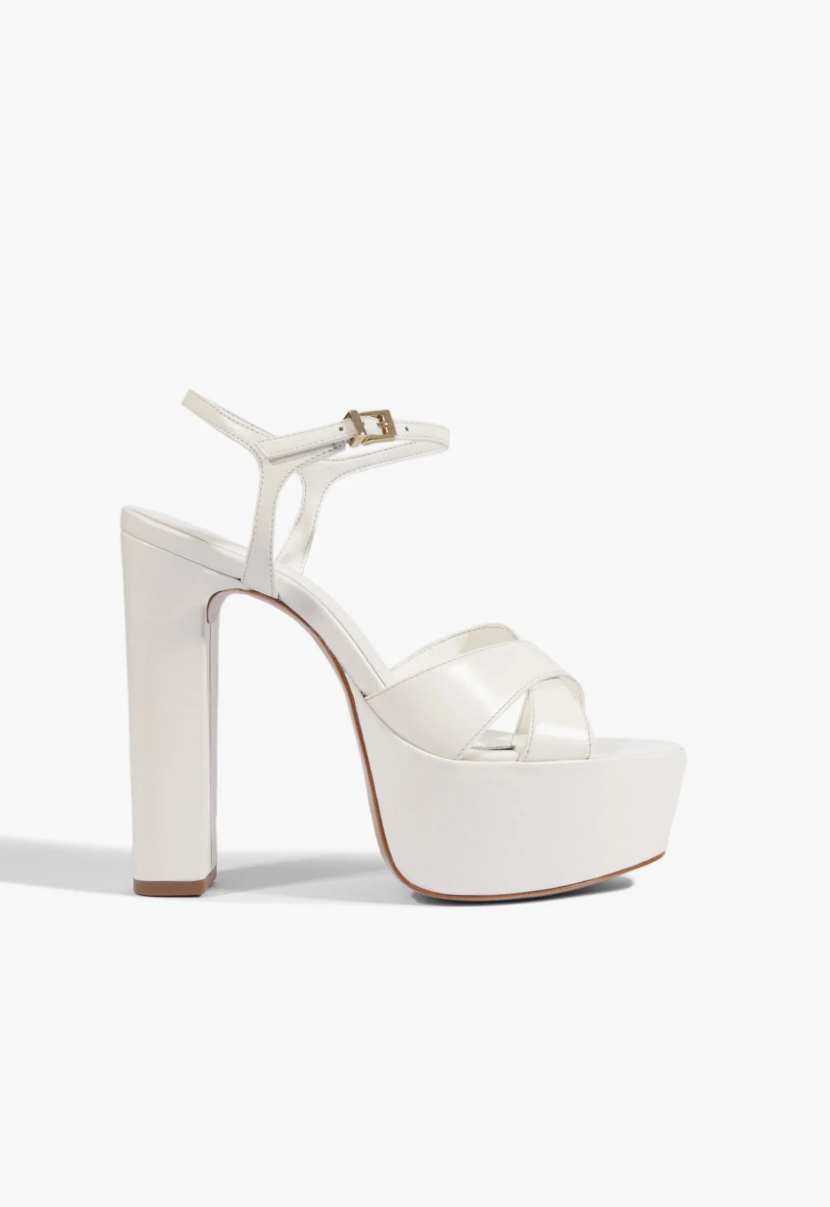 Kiona Leather Platform Sandal - 1