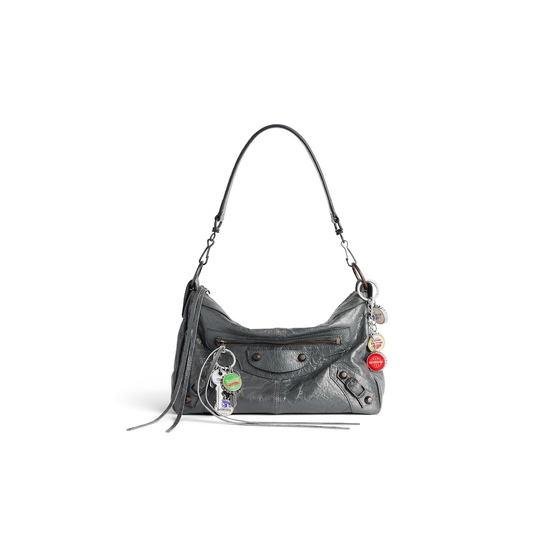 Men's Le City Moto Small With Charms in Volcanic Rock - 4