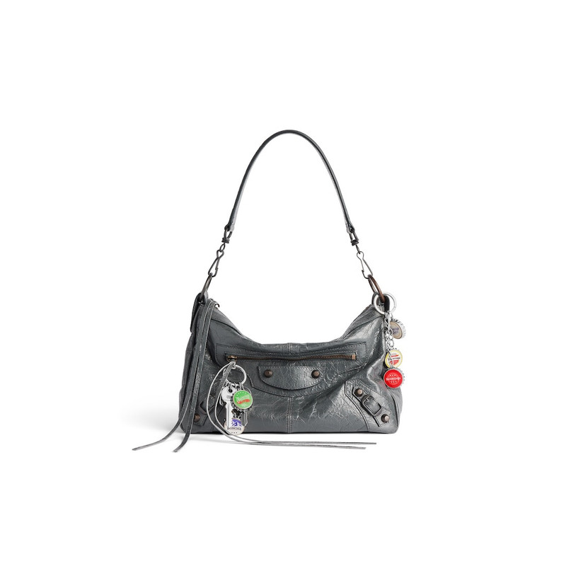 Men's Le City Moto Small With Charms in Volcanic Rock 4