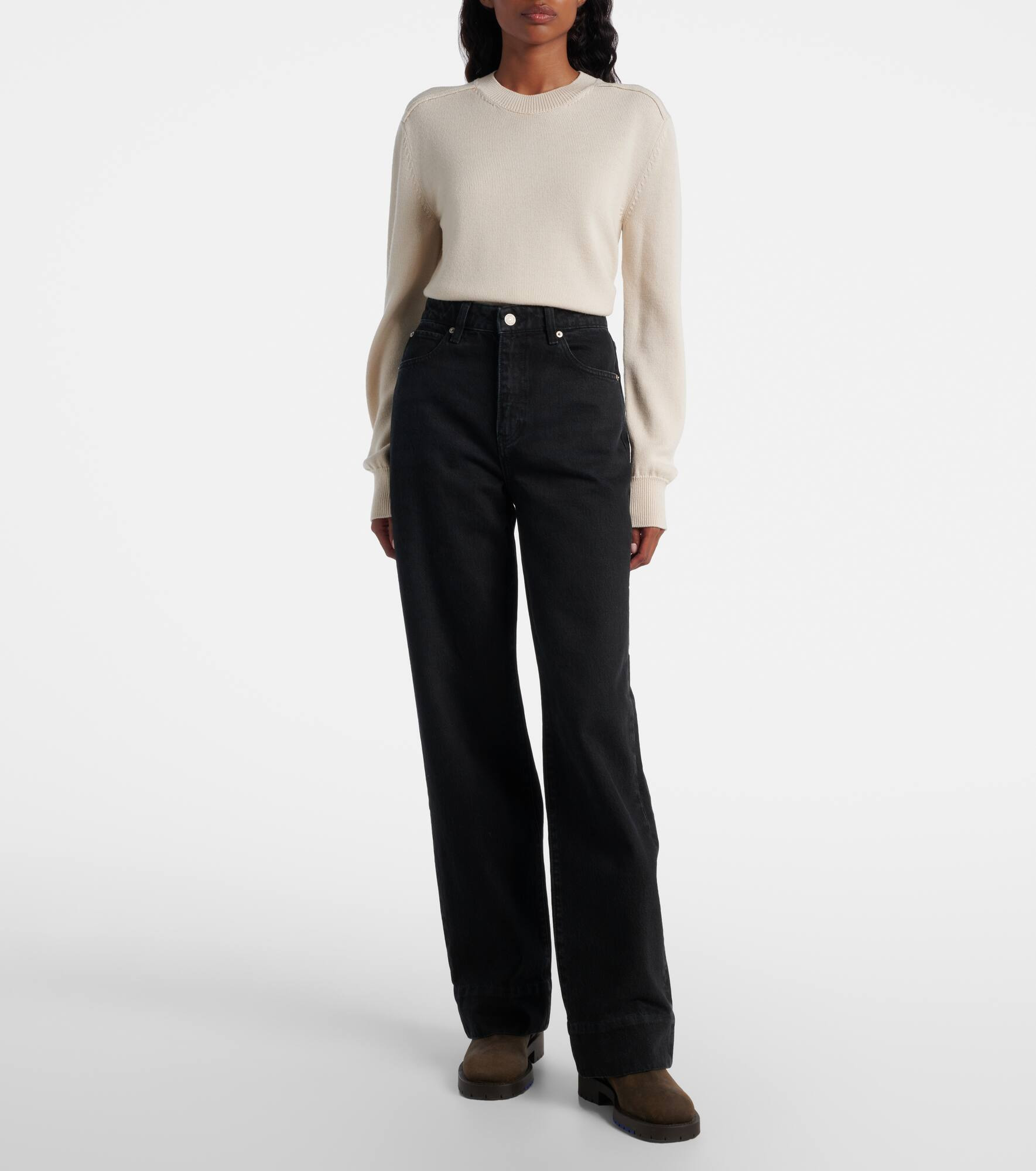Streamline high-rise straight jeans - 7