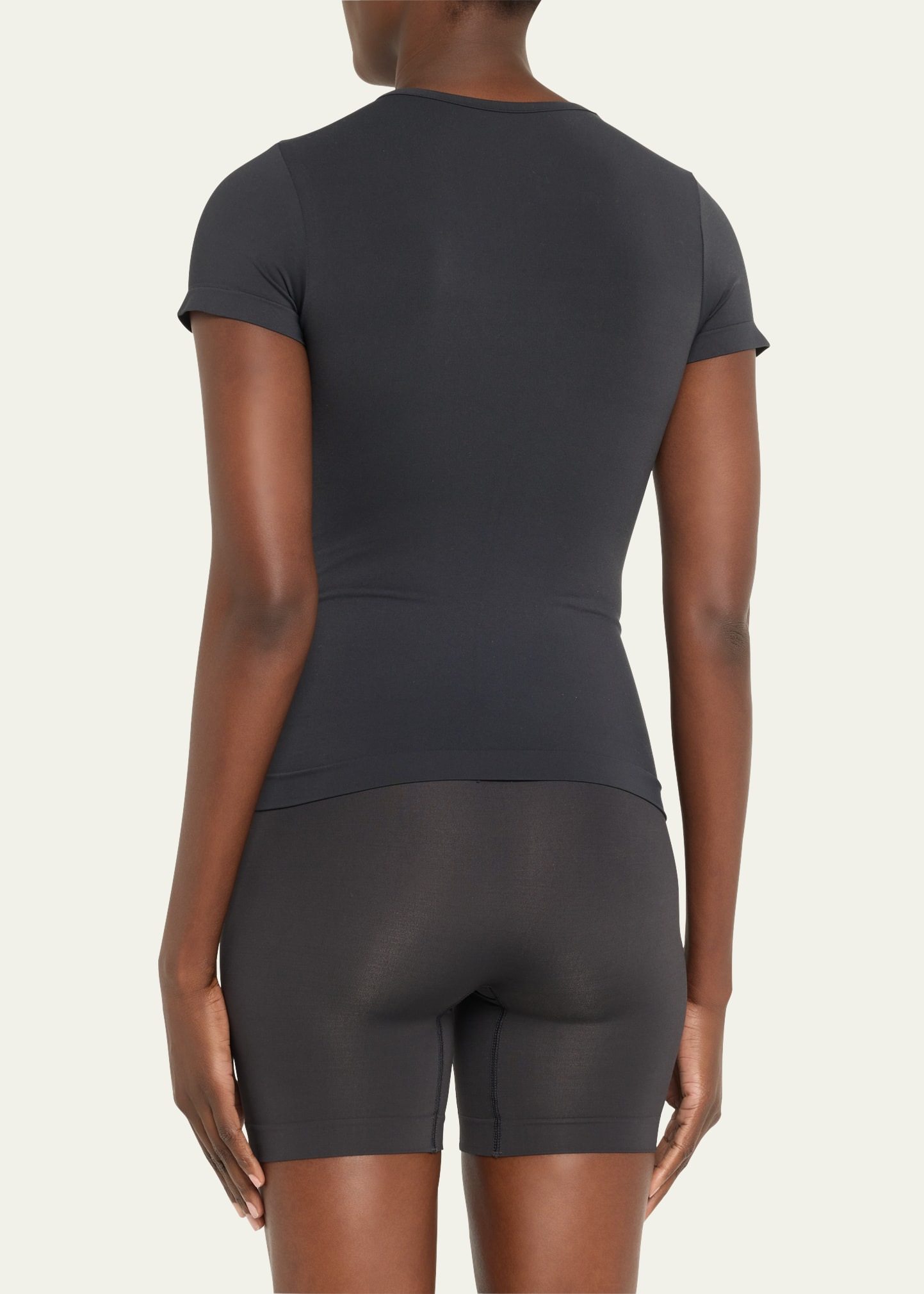 Soft Smoothing Seamless Short-Sleeve T-Shirt - 3
