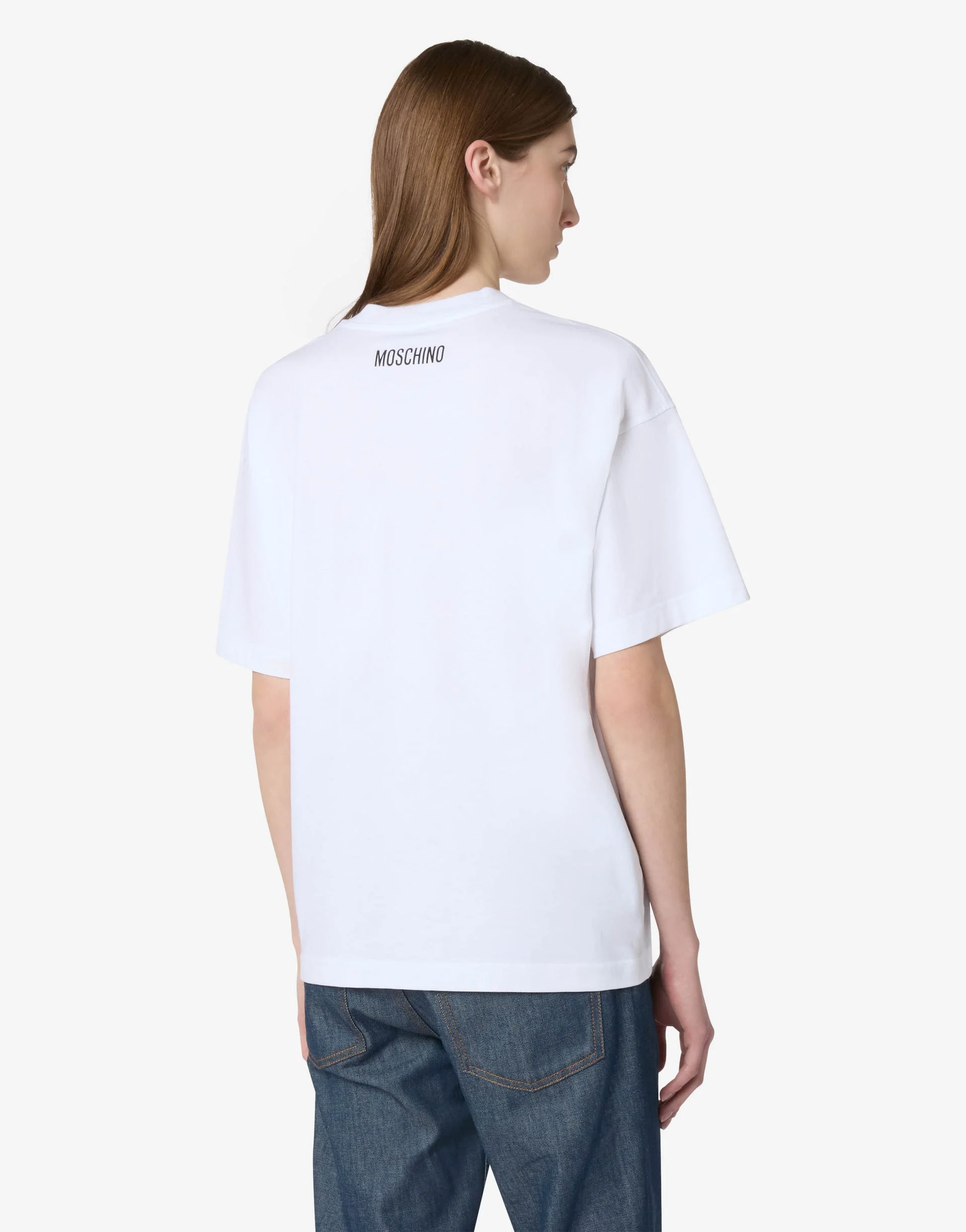 PRINTED ORGANIC COTTON JERSEY T-SHIRT - 1