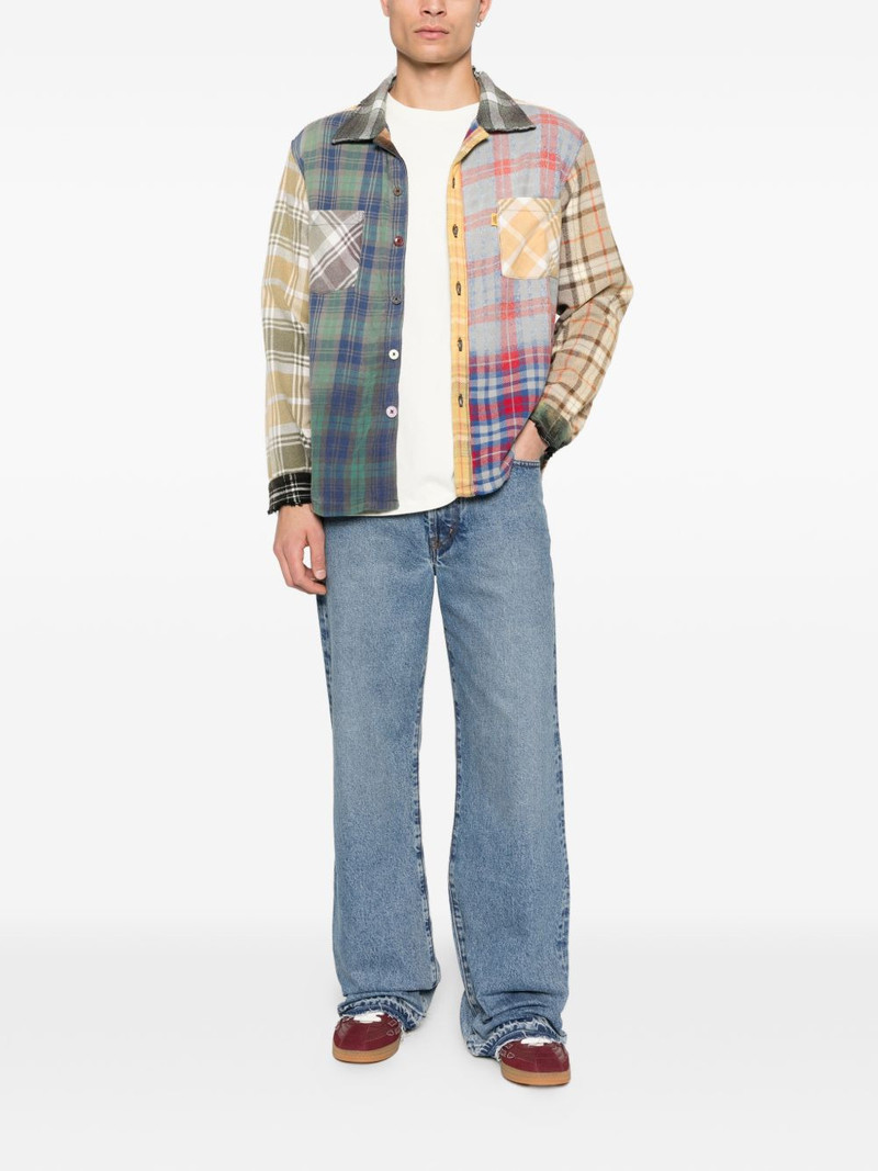 GALLERY DEPT. patchwork checked shirt outlook