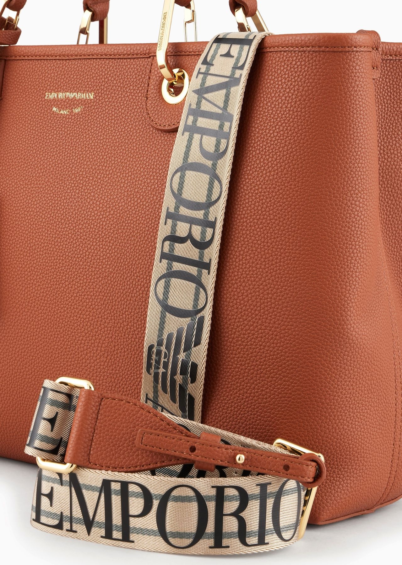 Medium MyEA shopper bag with deer print - 9