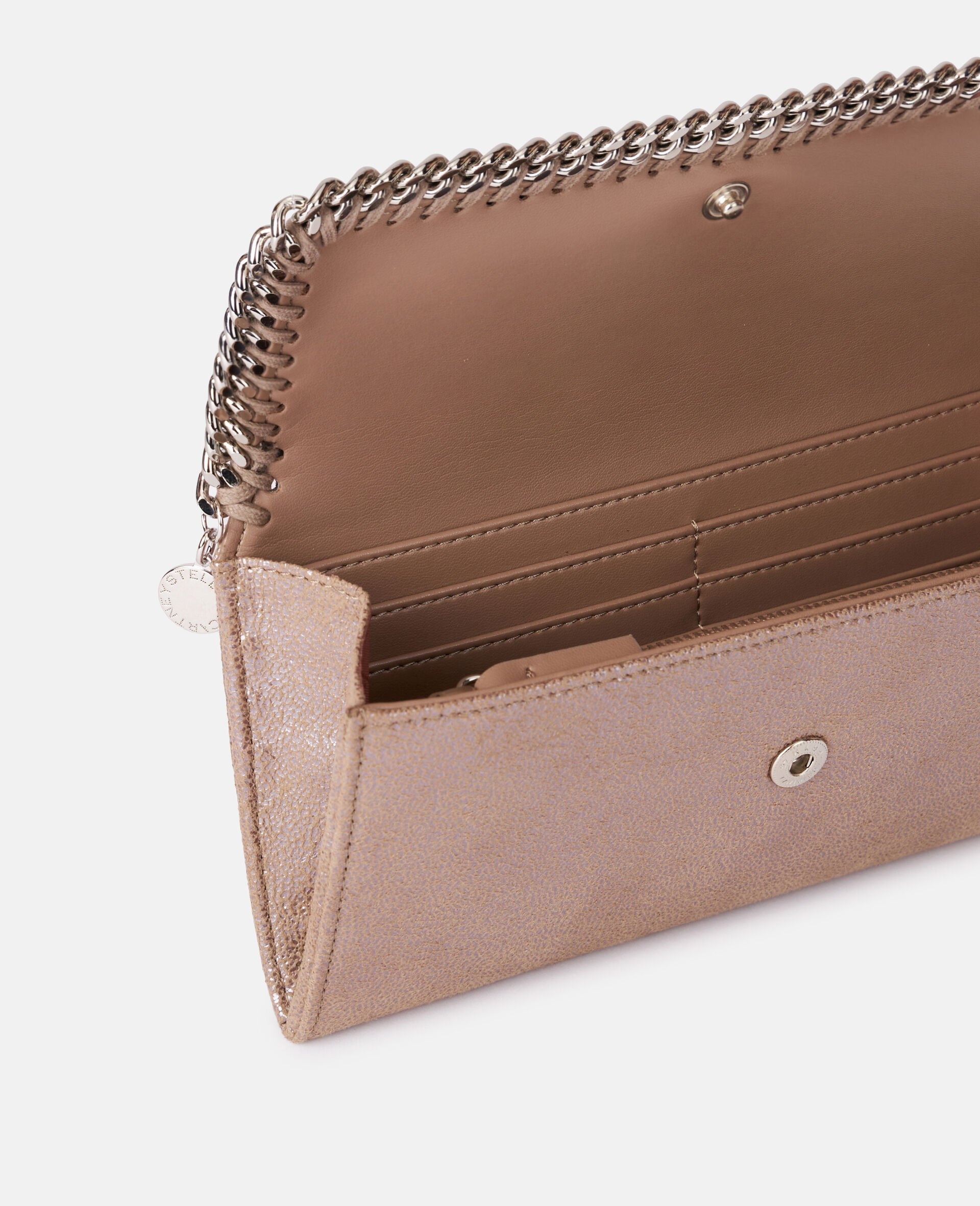 Falabella Flap Continental Pearlescent Wallet - 4