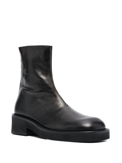 MM6 Maison Margiela square-toe ankle boots outlook