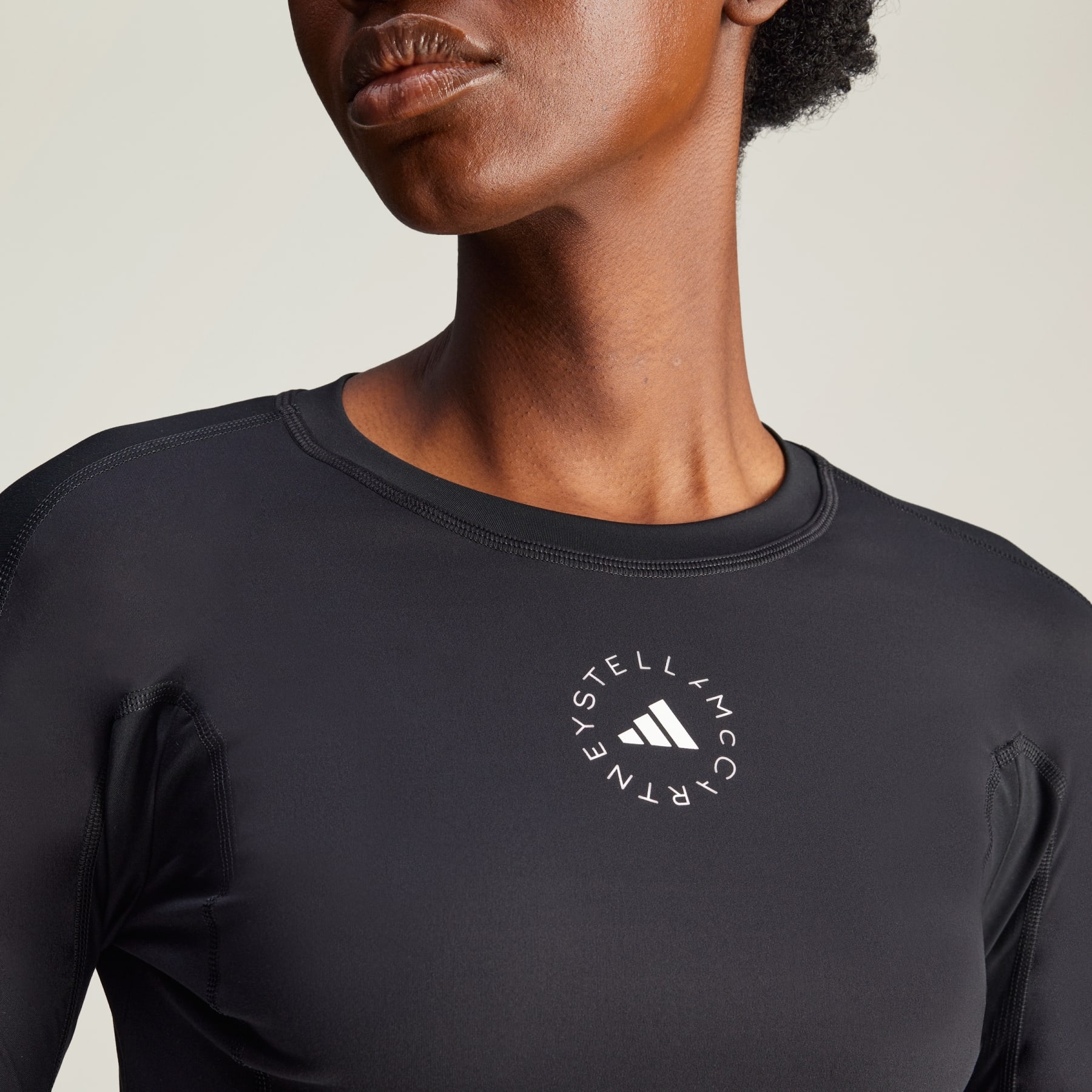 adidas by Stella McCartney TrueStrength Yoga Cropped Long Sleeve Top - 6