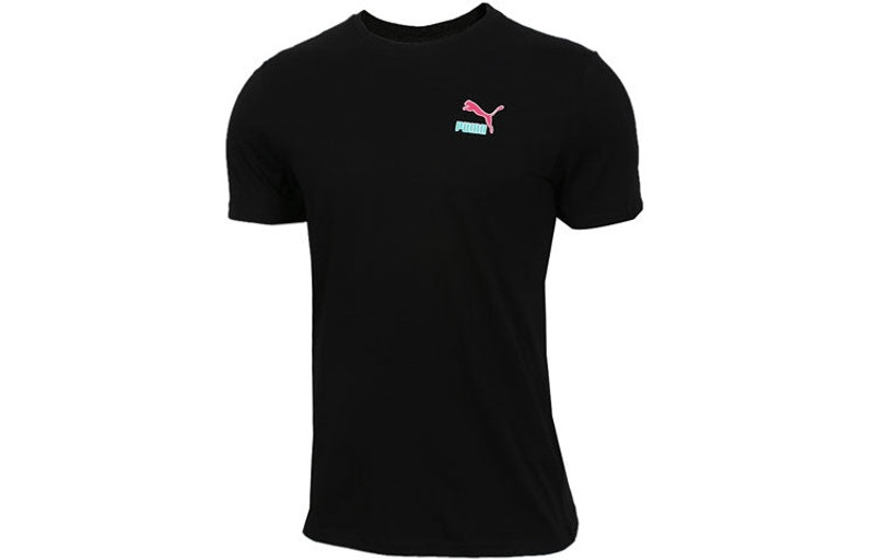 PUMA Graphic Logo Tee 'Black' 579124-01 - 1