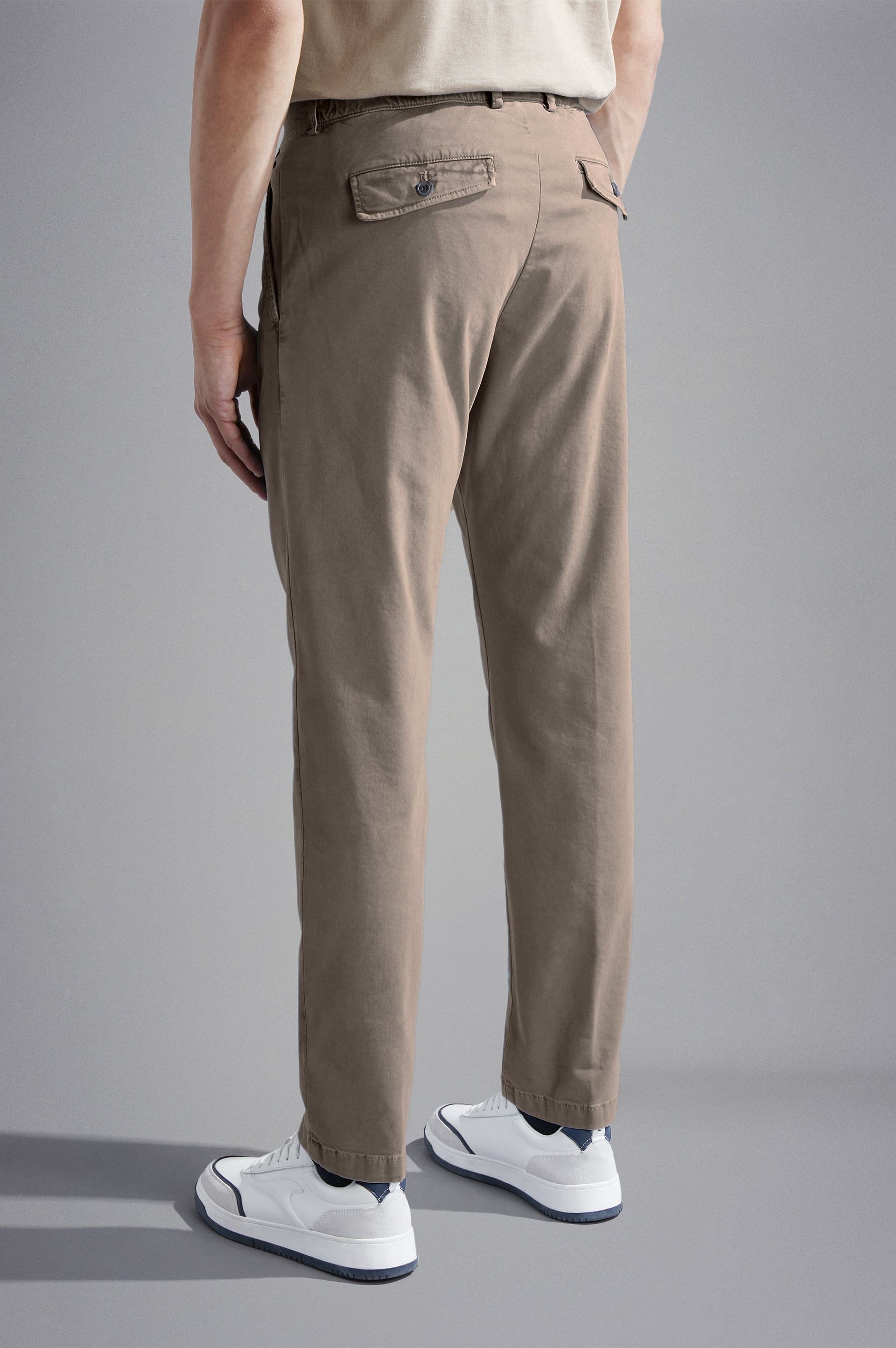 SOFT TOUCH TWILL DRAWSTRING TROUSERS - 3