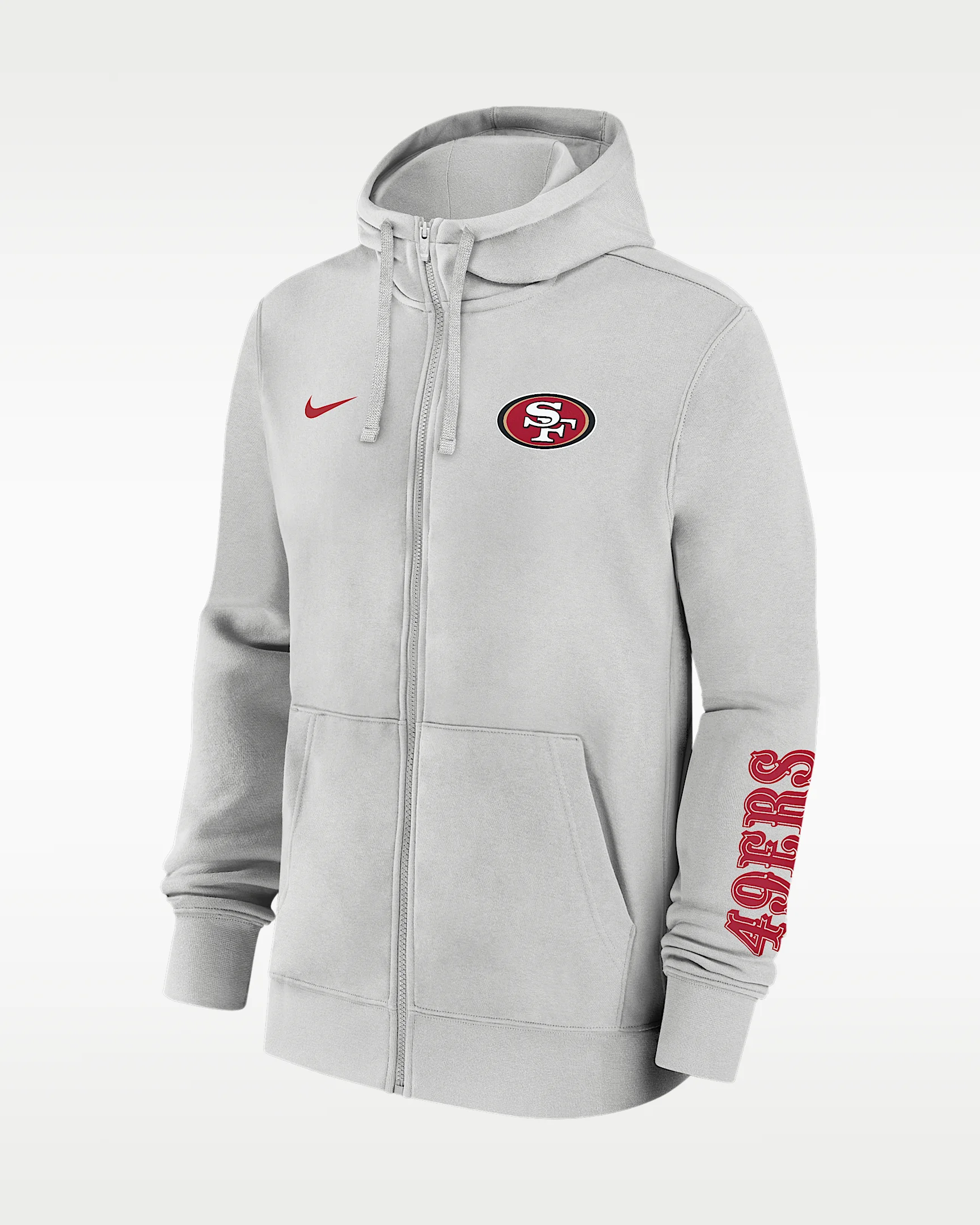 San Francisco 49ers Club Men's Nike NFL Full-Zip Hoodie - 1