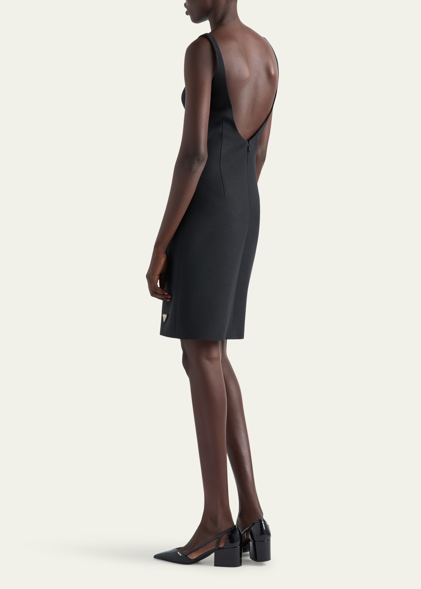 Tricotine Wool Mini Dress - 3