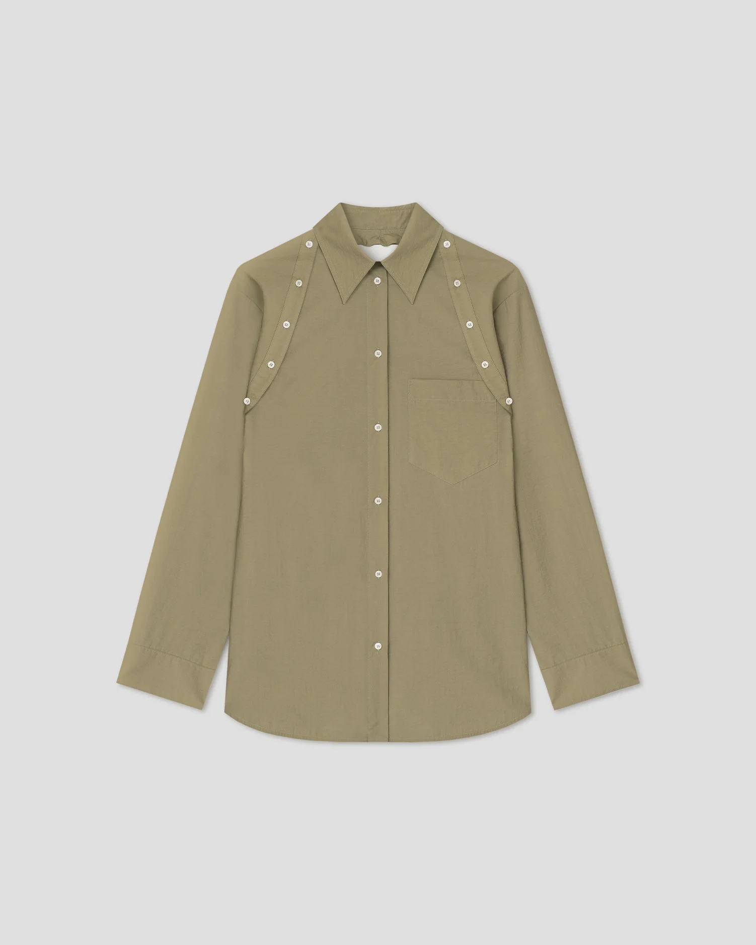 Light Shirting Oversized Shirt - 1