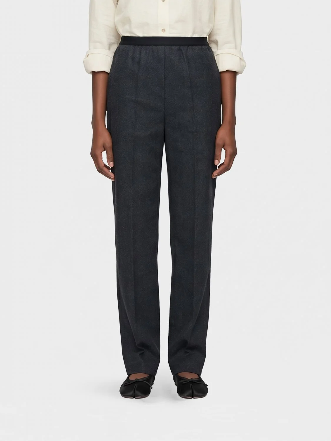 MAISON MARGIELA Slim Fit Virgin Wool Trousers - 1