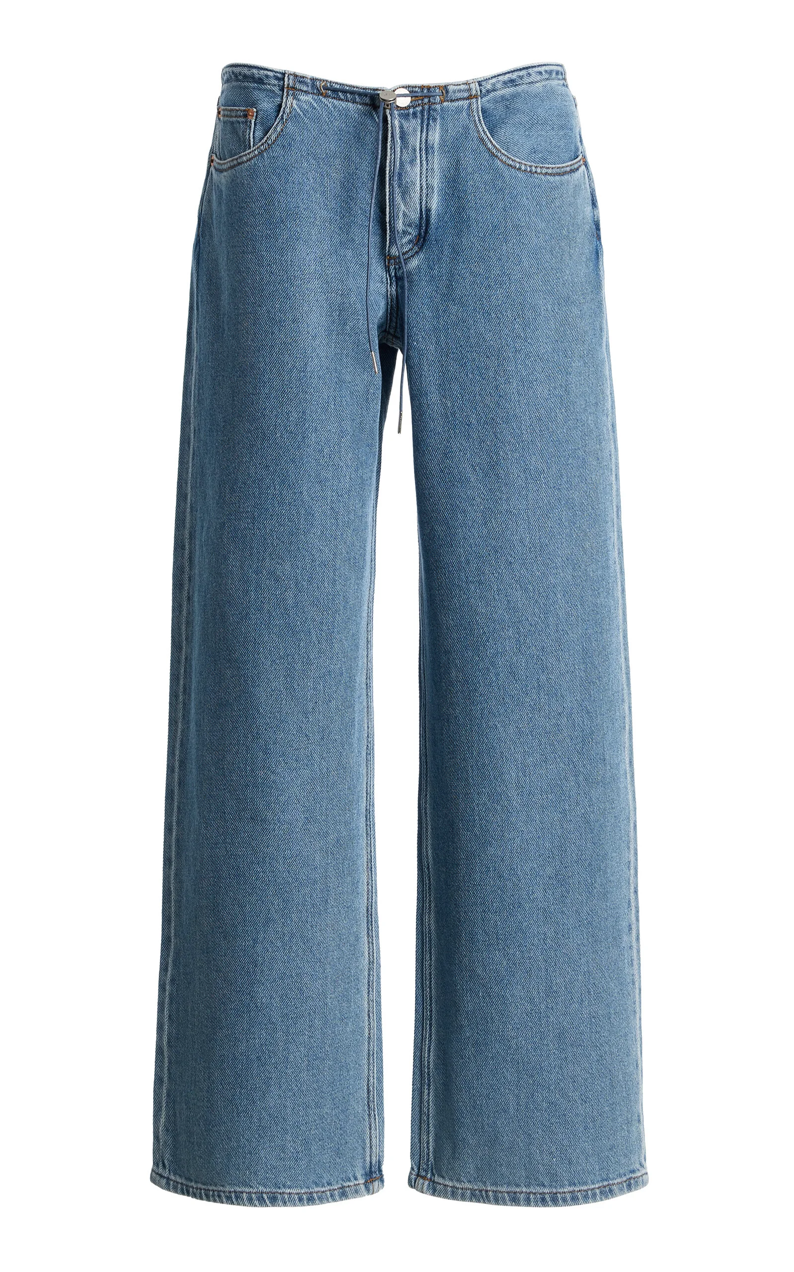 Cool Rigid Low-Rise Wide-Leg Jeans - 1