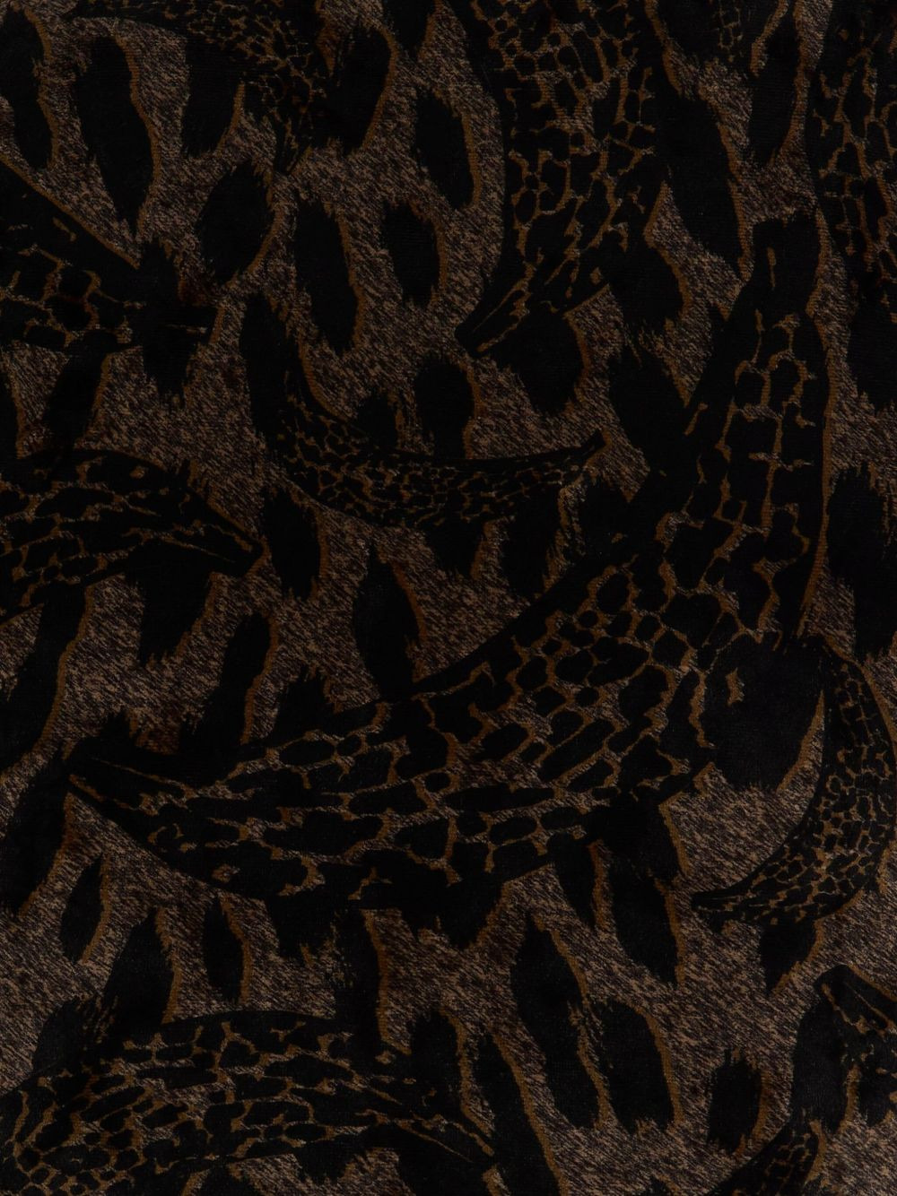 leopard-print long-sleeves top - 3