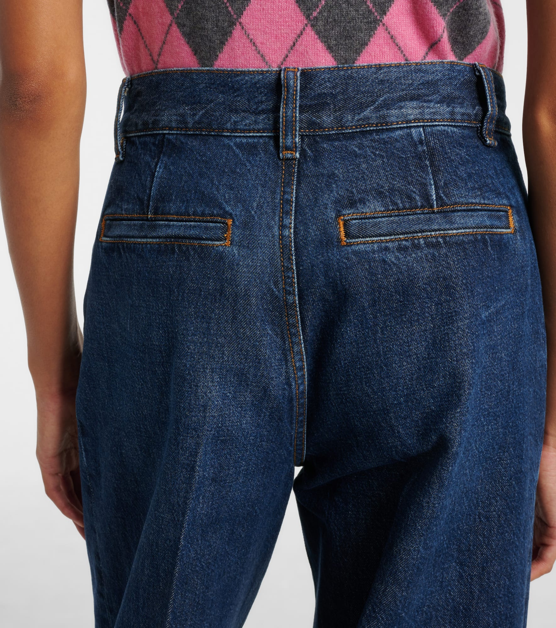 High-rise wide-leg jeans - 6