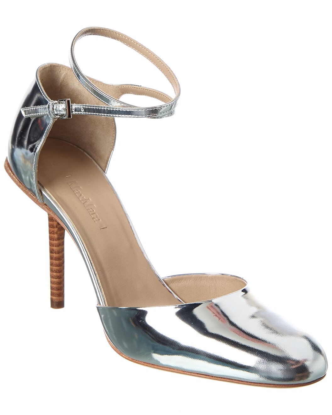Max Mara Mare Jane Leather Pump - 1