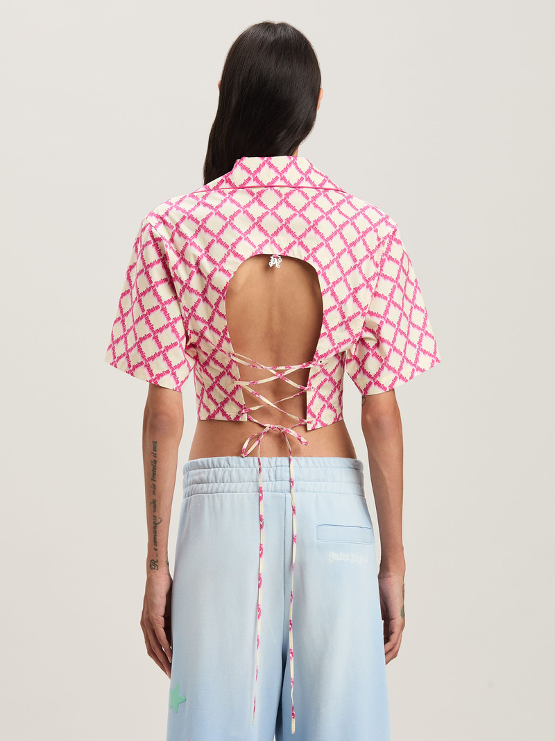 Net Logo crisscrossed shirt 5