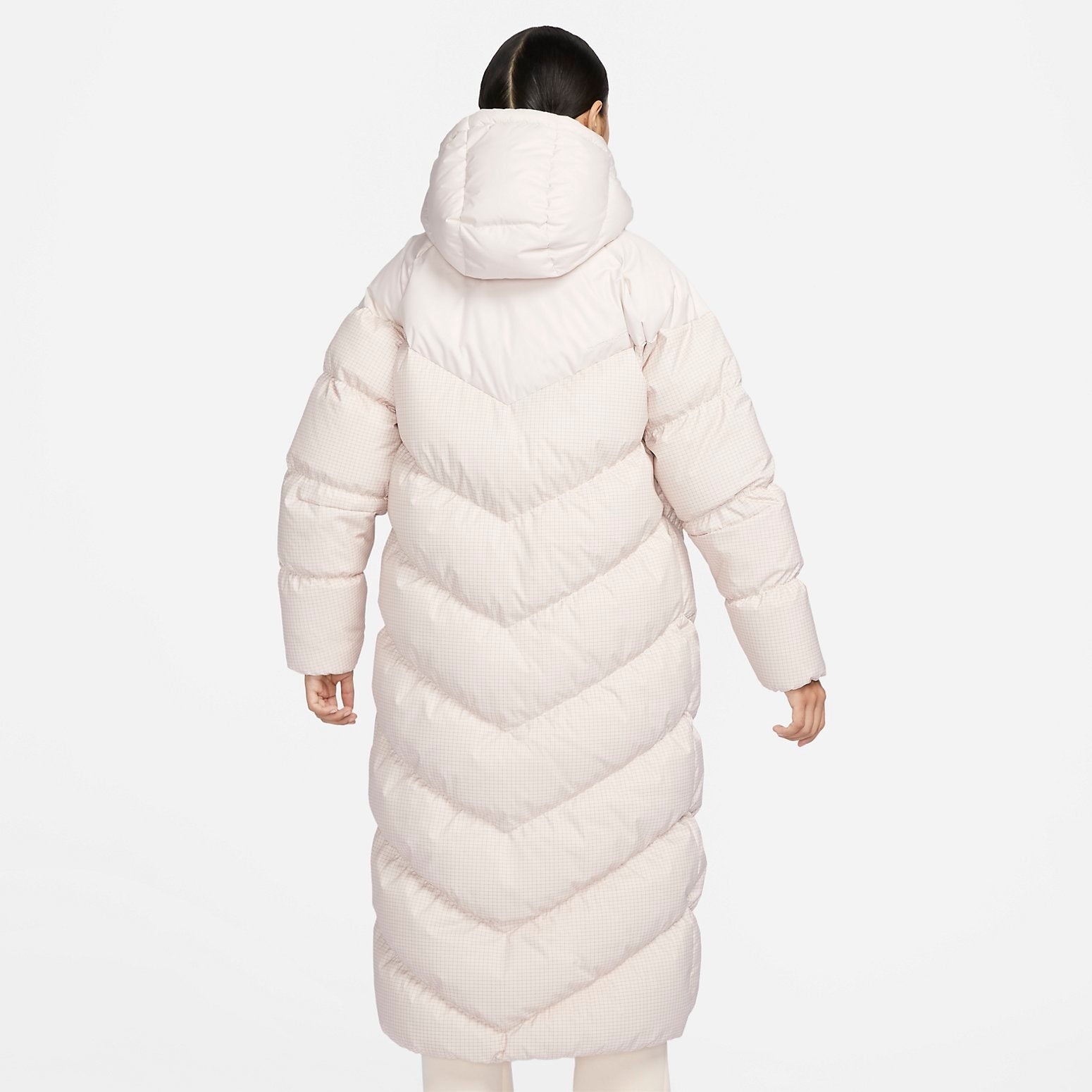(WMNS) Nike THERMA-FIT Loose Casual Long Down Jacket 'Off White' FD8213-104 - 6