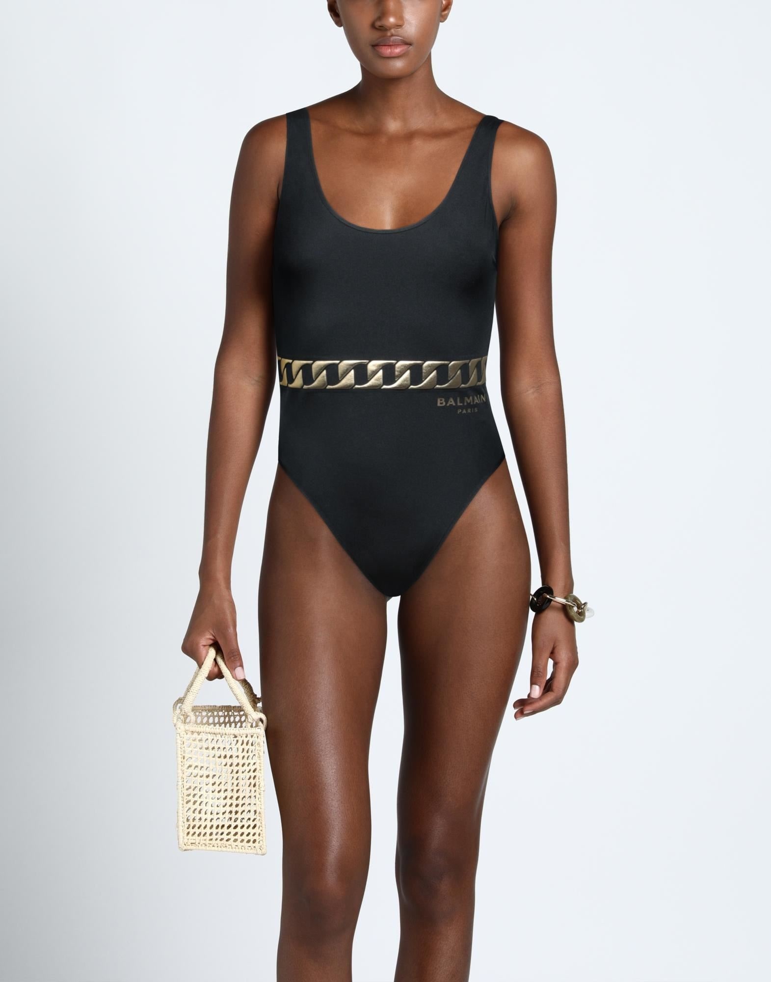 Black Women's One-piece Swimsuits - 2