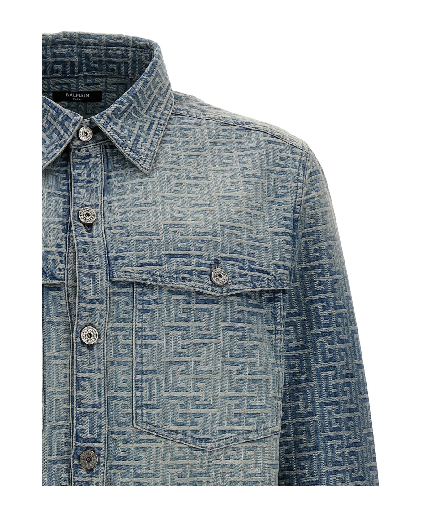 Monogram Denim Overshirt - 3