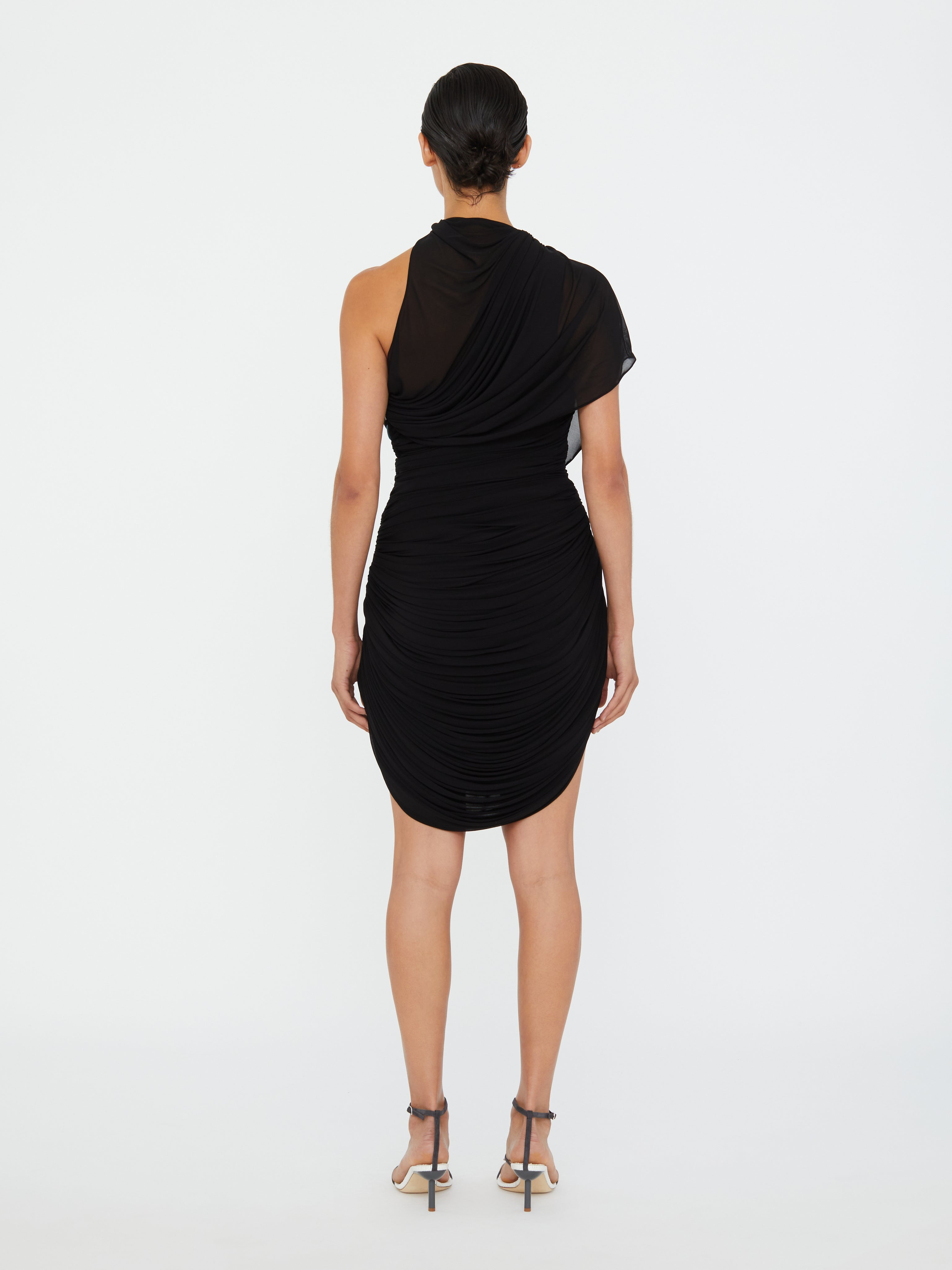 Beach Glass Circular Jersey Mini Dress - 4