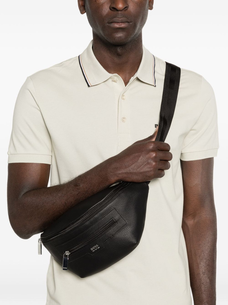 BOSS zip logo belt bag outlook