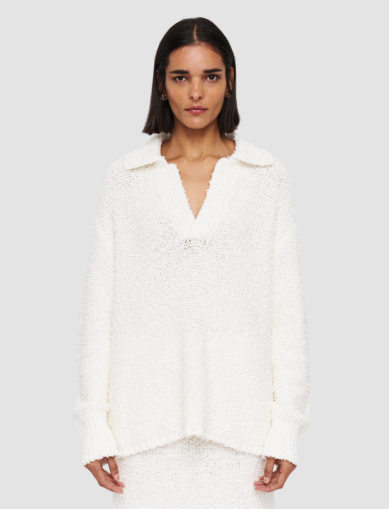 Textured Knit Polo Jumper - 3