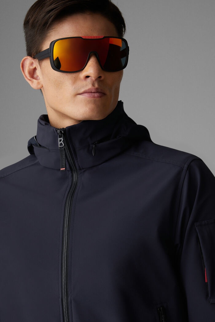 Shelvin Softshell jacket in Navy blue - 5