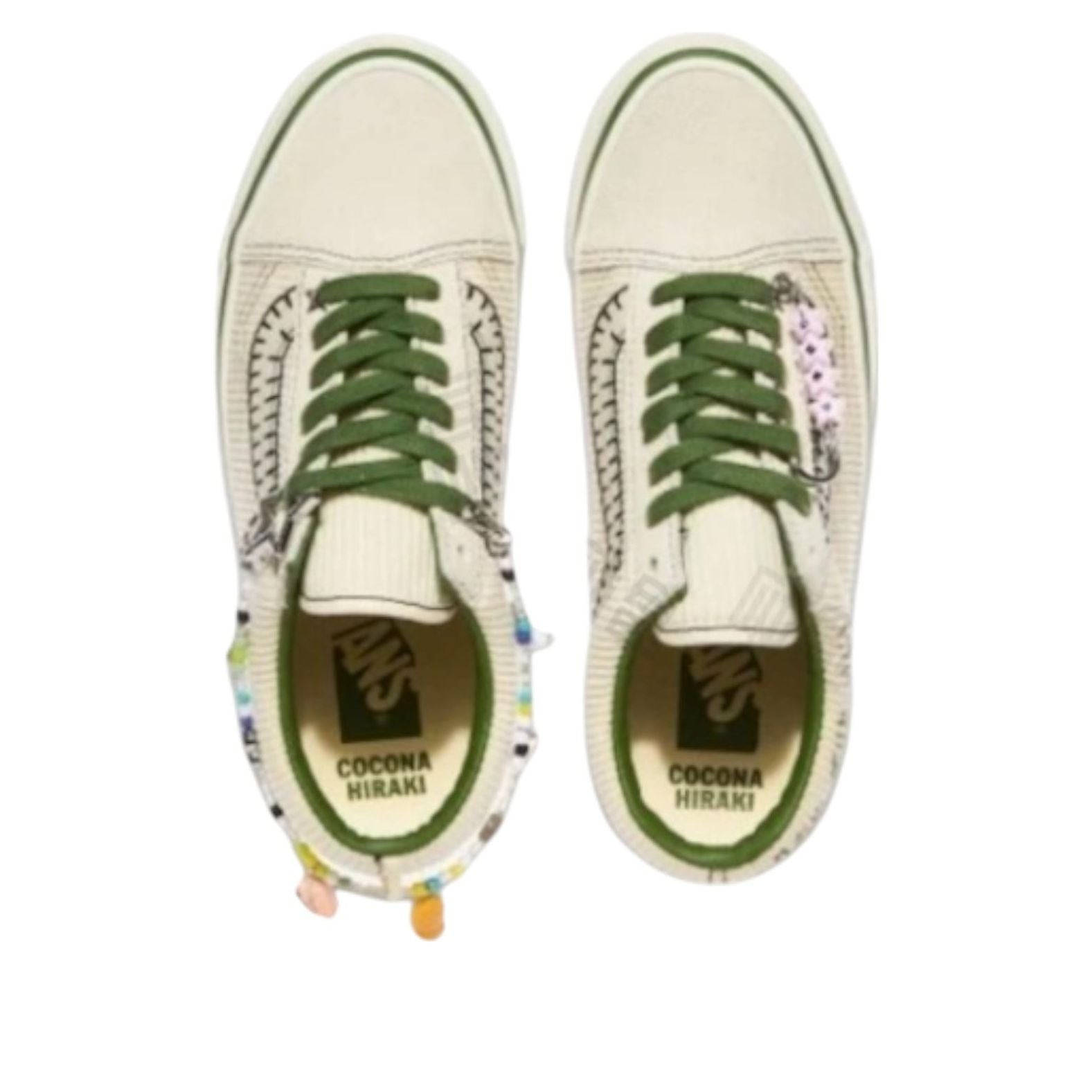 Vans x Kokona Hiraki Premium Old Skool Charms 'Cream' VN000EGYCRM - 3