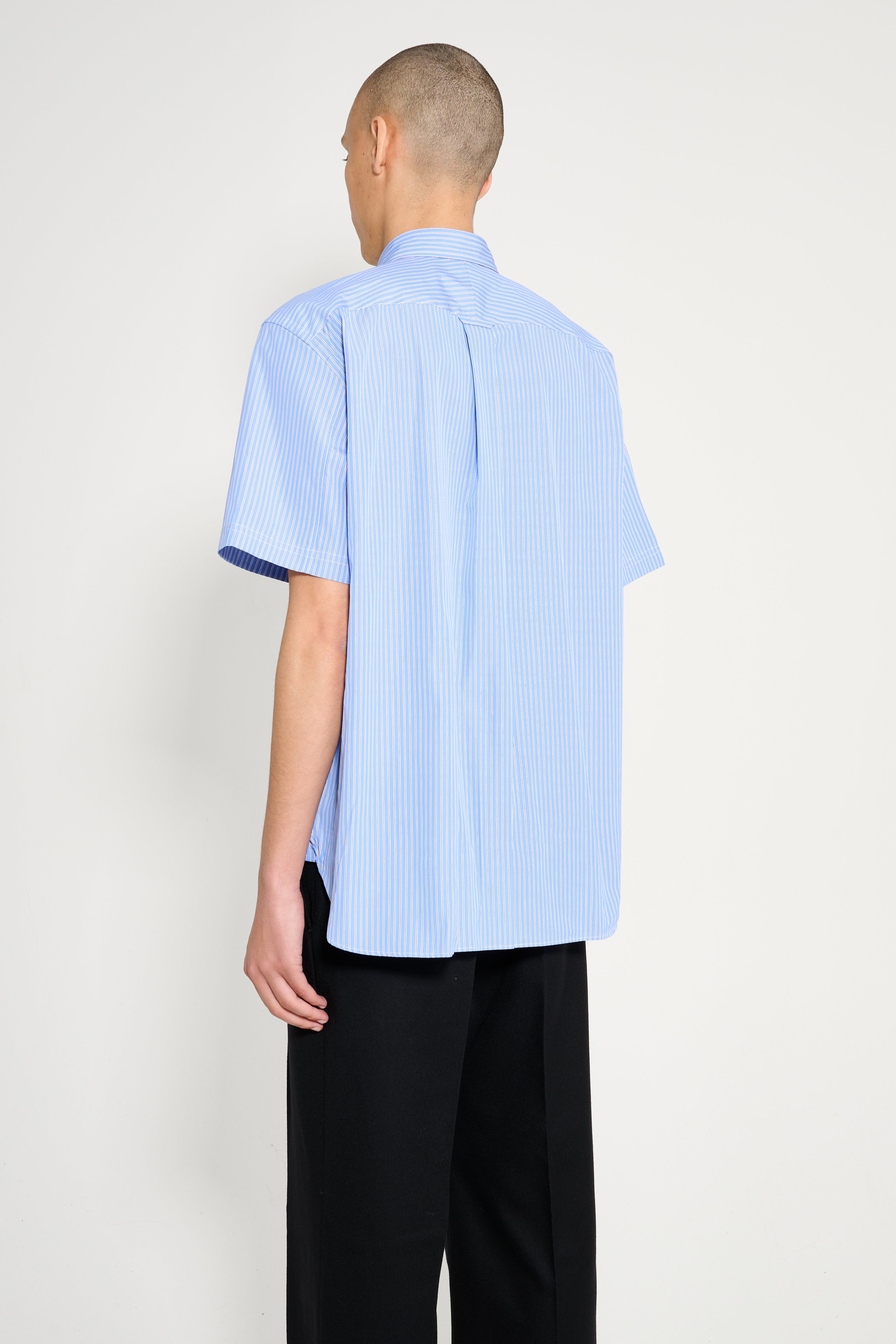 JUNYA WATANABE MAN SHIRT SAX / WHITE / NAVY - 3