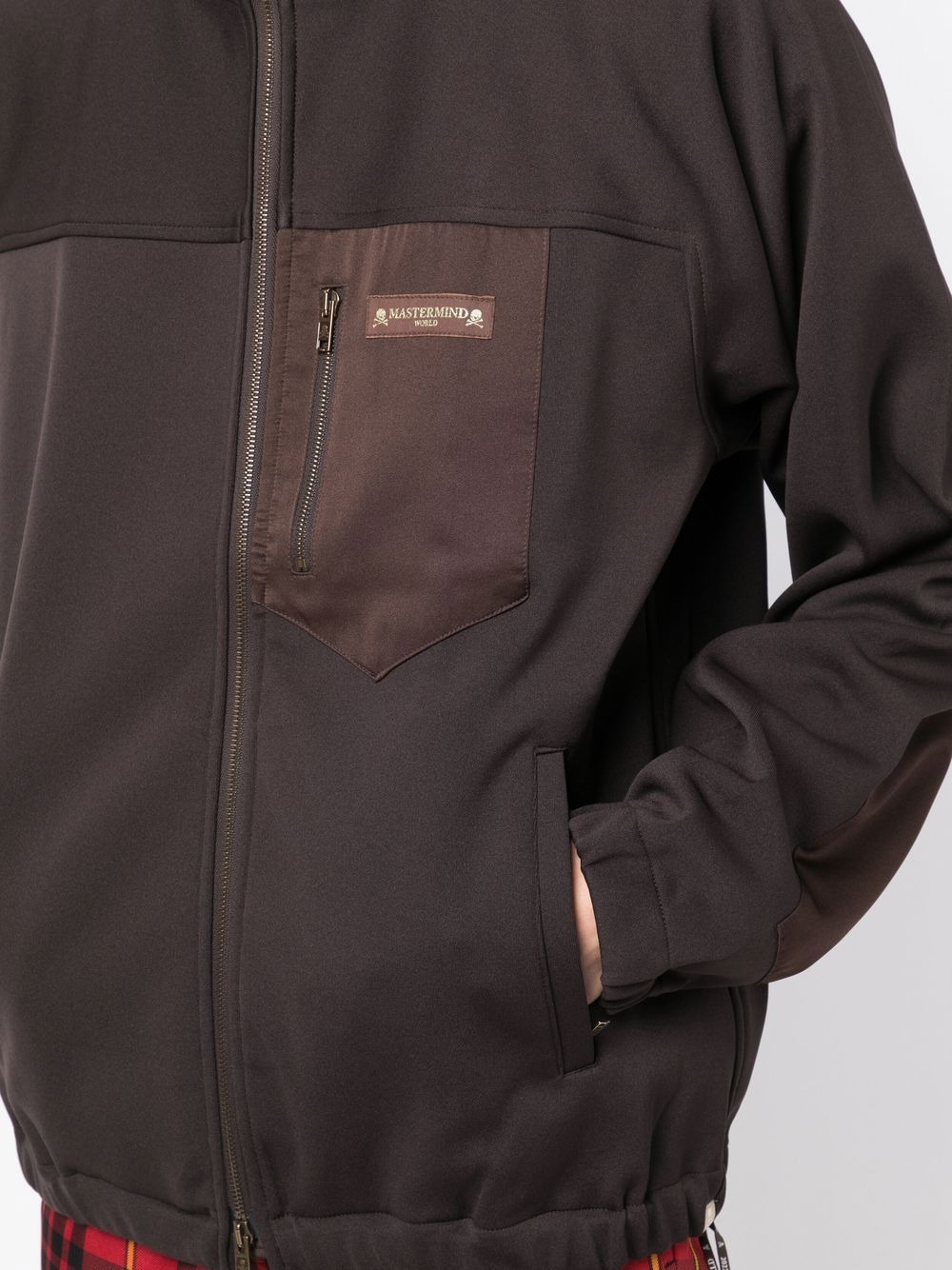 colour-block bomber jacket - 5