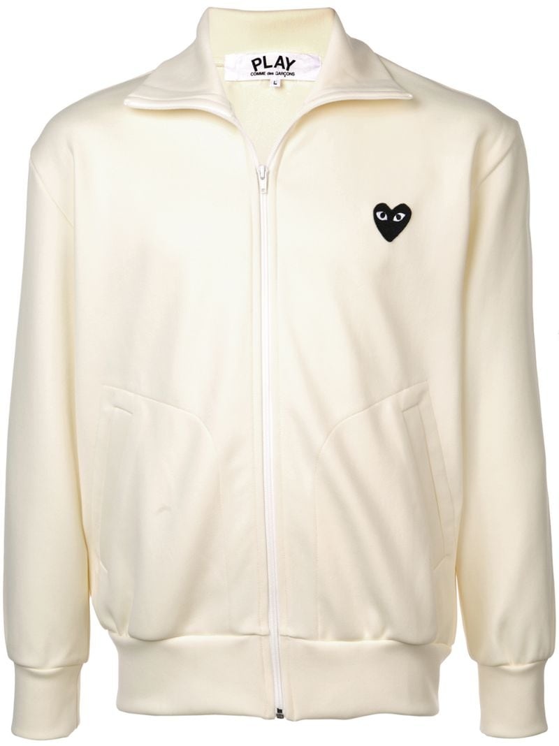 heart logo track jacket - 1