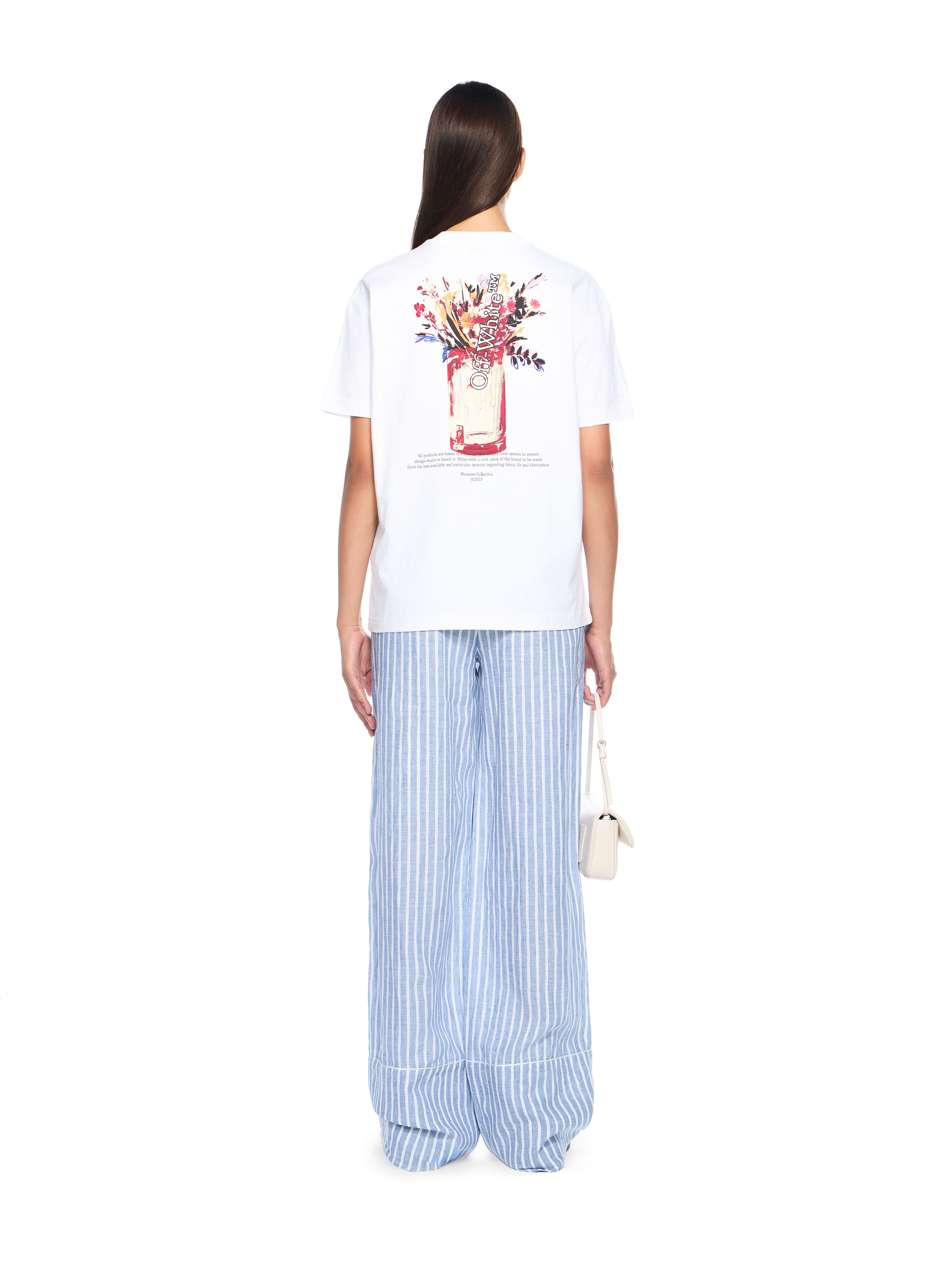 Striped Wide-Leg Pants - 4