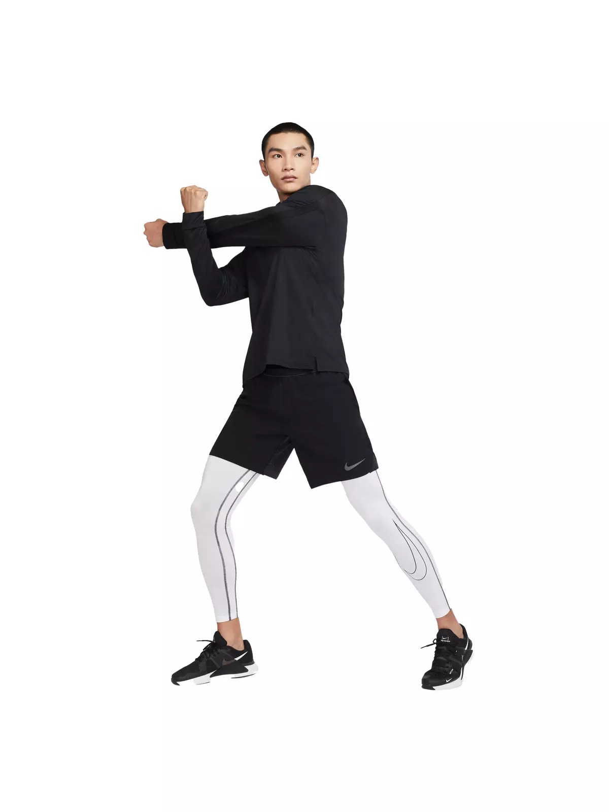 Men's Pro Dri-FIT Compression "White" Leggings - 5