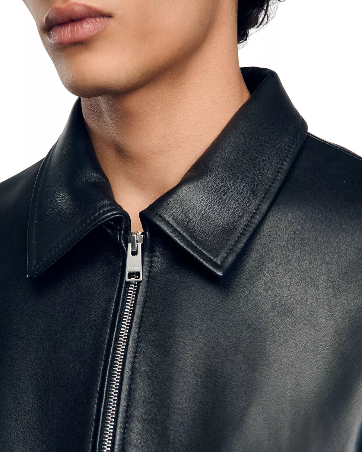 Thomas Leather Full Zip Jacket - 5