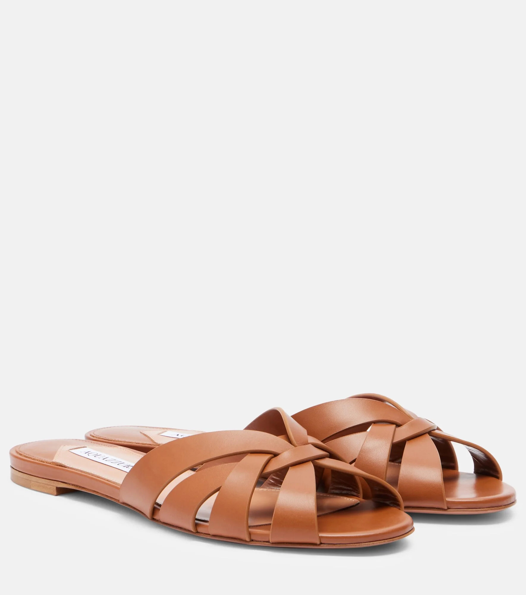 Copacabana leather slides - 1