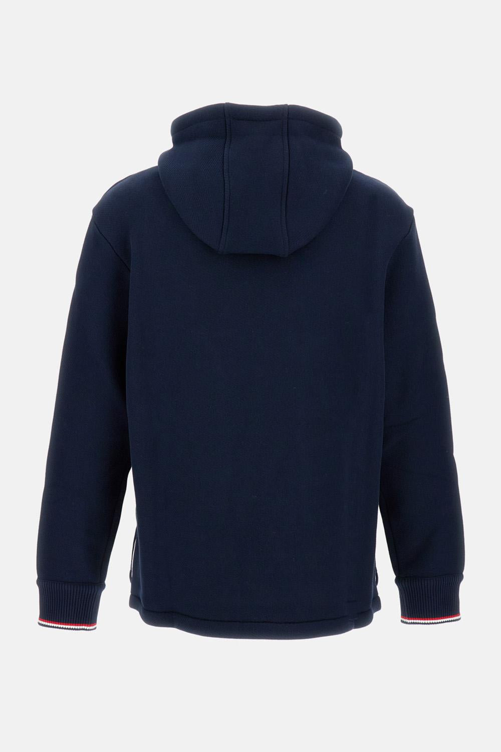 HOODIE WITH CONTRAST STRIPES - 2