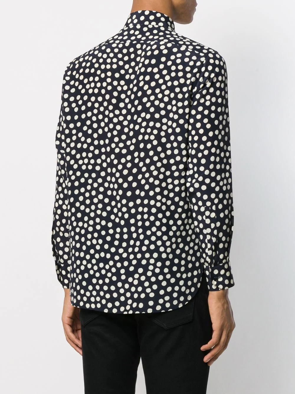 polka dot print shirt - 4